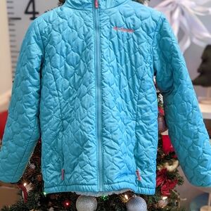 Columbia Quilted Blue Jacket